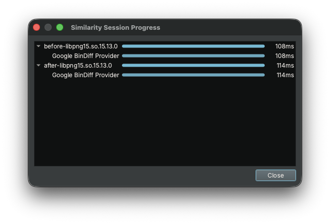 Similarity Session progress Similarity Session progress